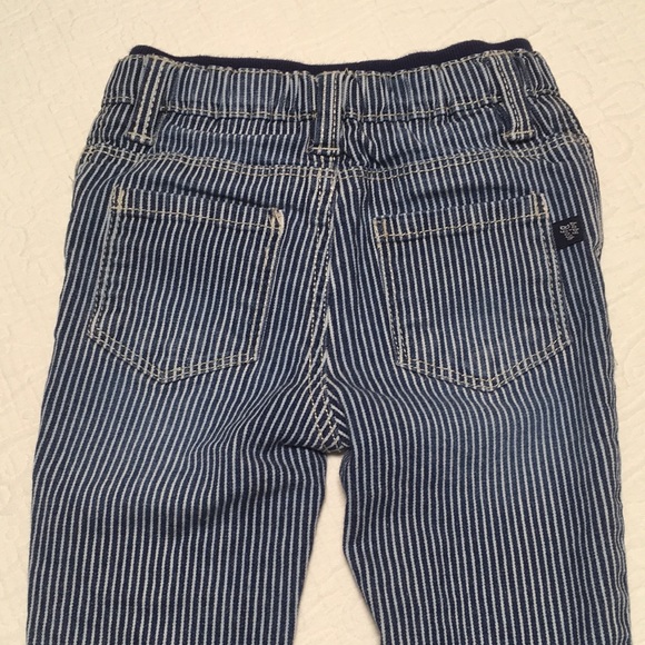 12m (4/$20) Engineer-Stripe OshKosh Jeans - Picture 14 of 16